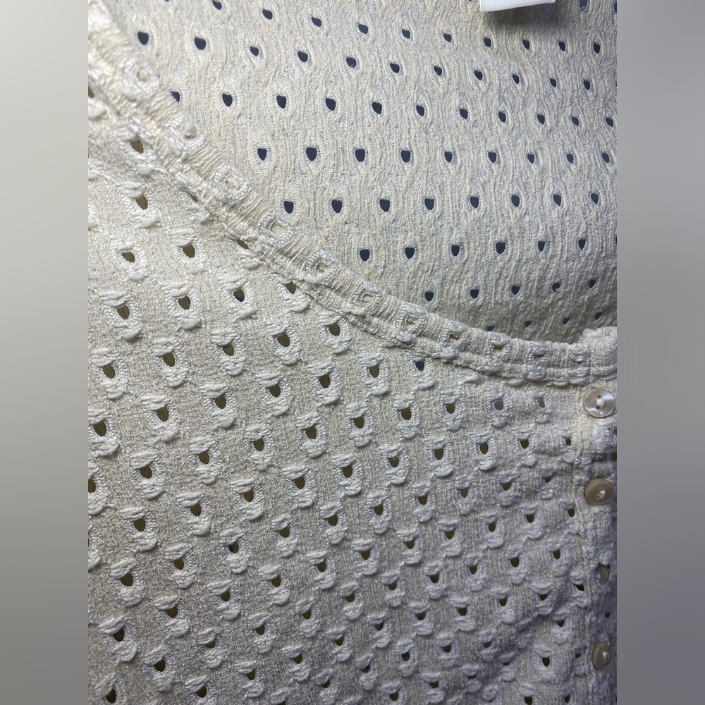 Textured Boho button up top - Picture 2 of 5